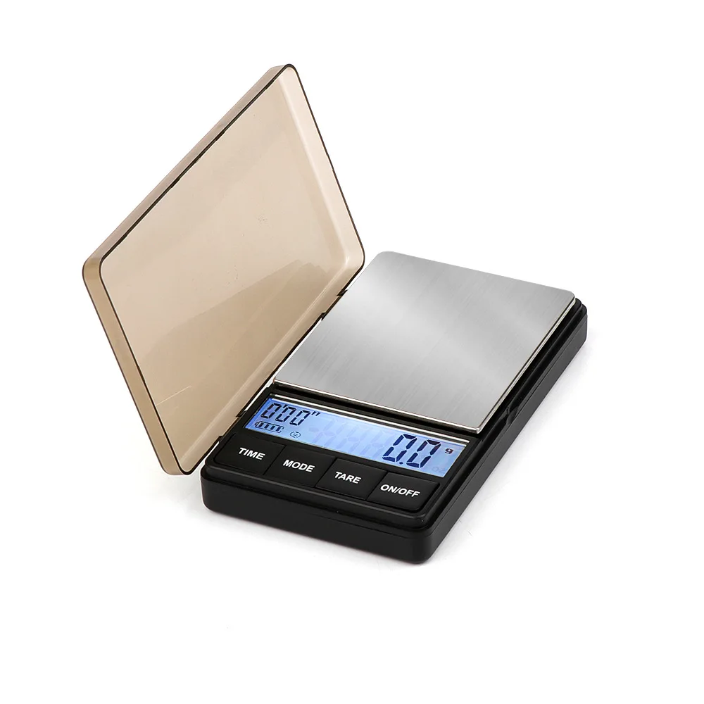 

pocket Small Coffee Scale with Timer 1000 x 0.1g Digital Gram Scale Large LCD Screen Espresso Scale Tare Function Kitchen Tools