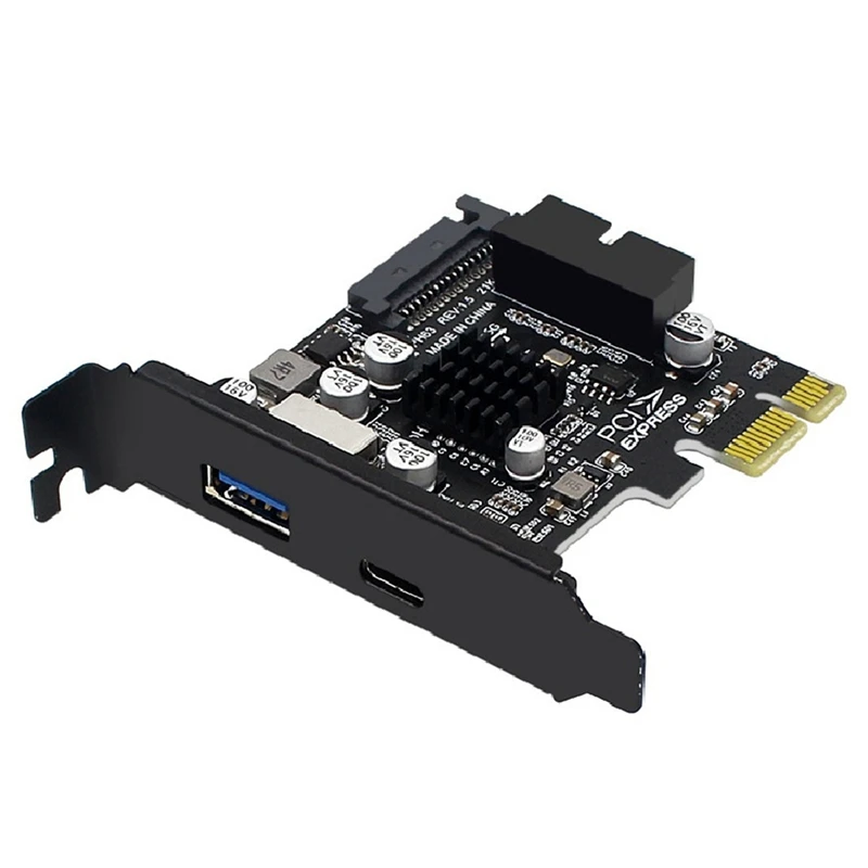 Плата расширения PCIE на USB 3 0 контроллер C 5 Гбит/с высокоскоростная карта с SATA 15