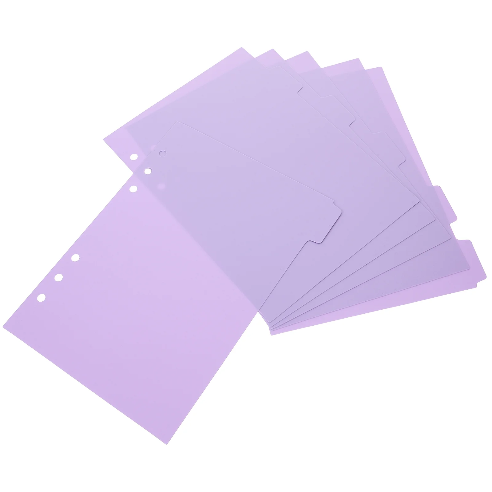 

Папка для индексных карт, пластиковые разделители для язычков, разделитель для бумаг, 6 разделителей, защитная бумага для страниц