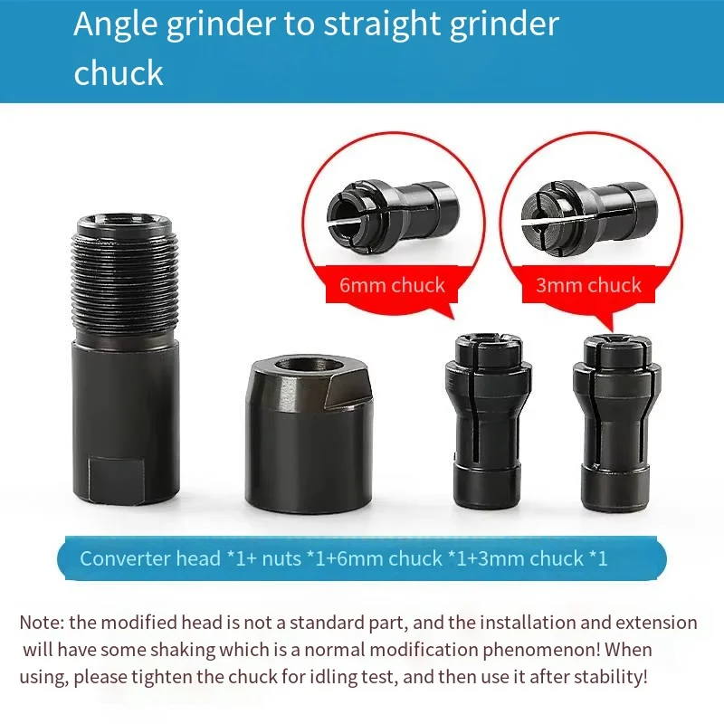 

SHENGMEIYU Адаптер для угловой шлифовальной машины 6/3 мм