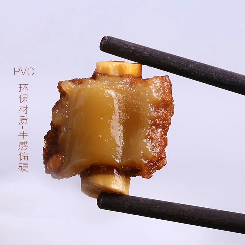 Имитация свиных ребер стейков швабры искусственная китайская еда модель