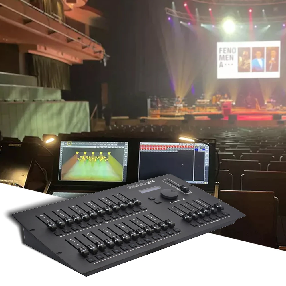 Новый профессиональный контроллер DMX 512/1990, DJ оборудование для рождественской вечеринки, освещение для дискотеки, сценическое освещение, Gobo DJ Disco Par