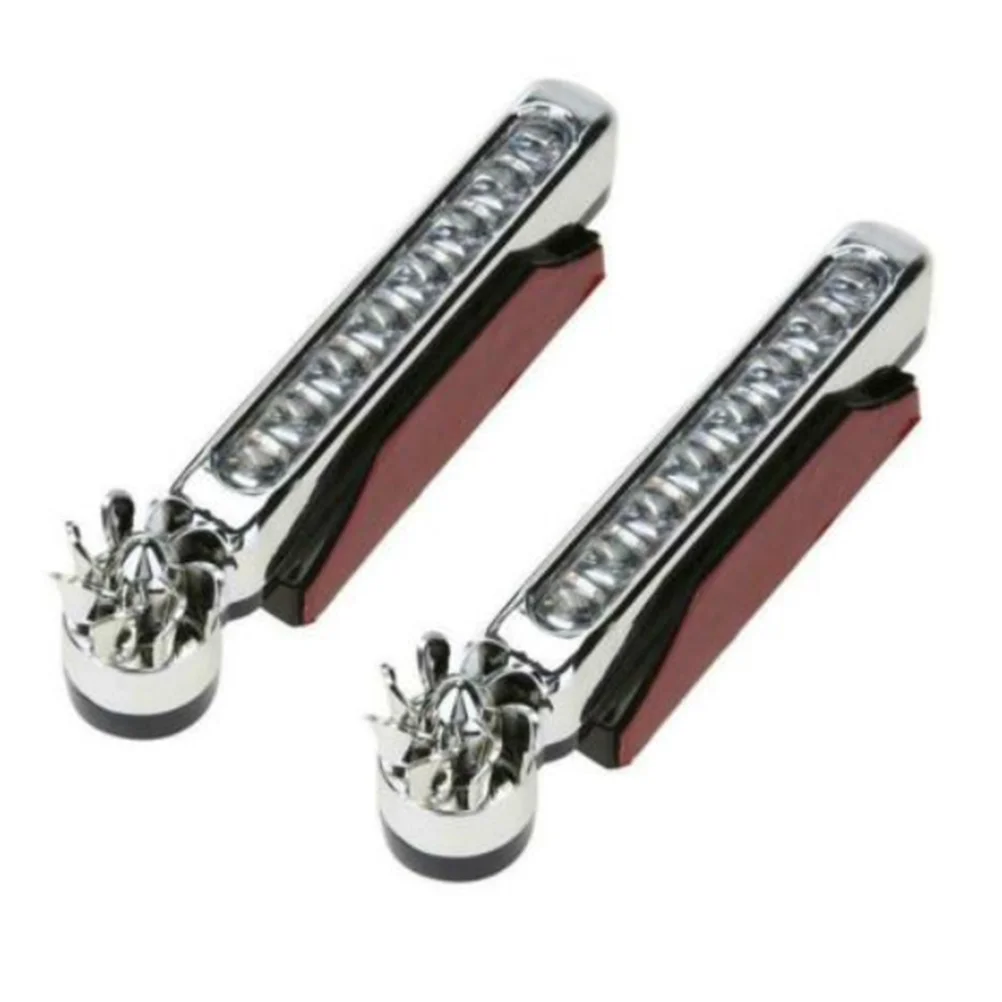 

2Pc Car Wind Power Light 8-LED Wind Energy Powered Light Daytime Running Light Auto Exterior Lamp for Cars Trucks Motorcycles