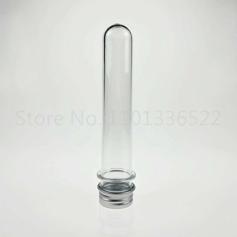 10pcs lab 30/40/70/100ml PET test tube bottle Transparent cylindrical plastic refillable for Mask candy data line | Канцтовары для