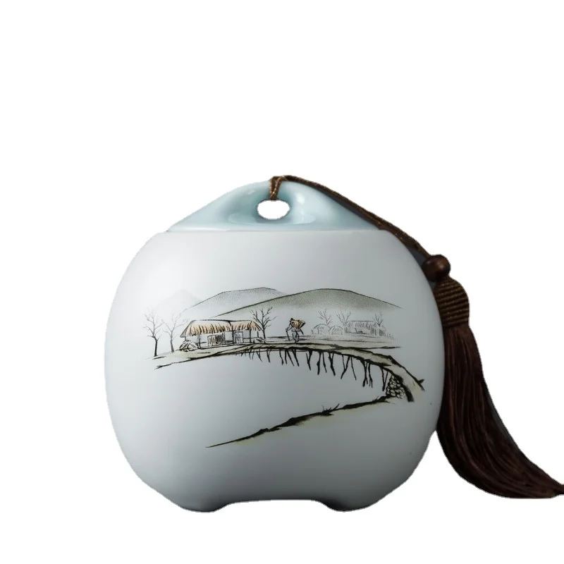 

Ceramics Pet Urn Large Size Cremation Funeral Ashes Keepsake Small Animals Dog Cat Memorial Suitable Home Fireplaces Burial