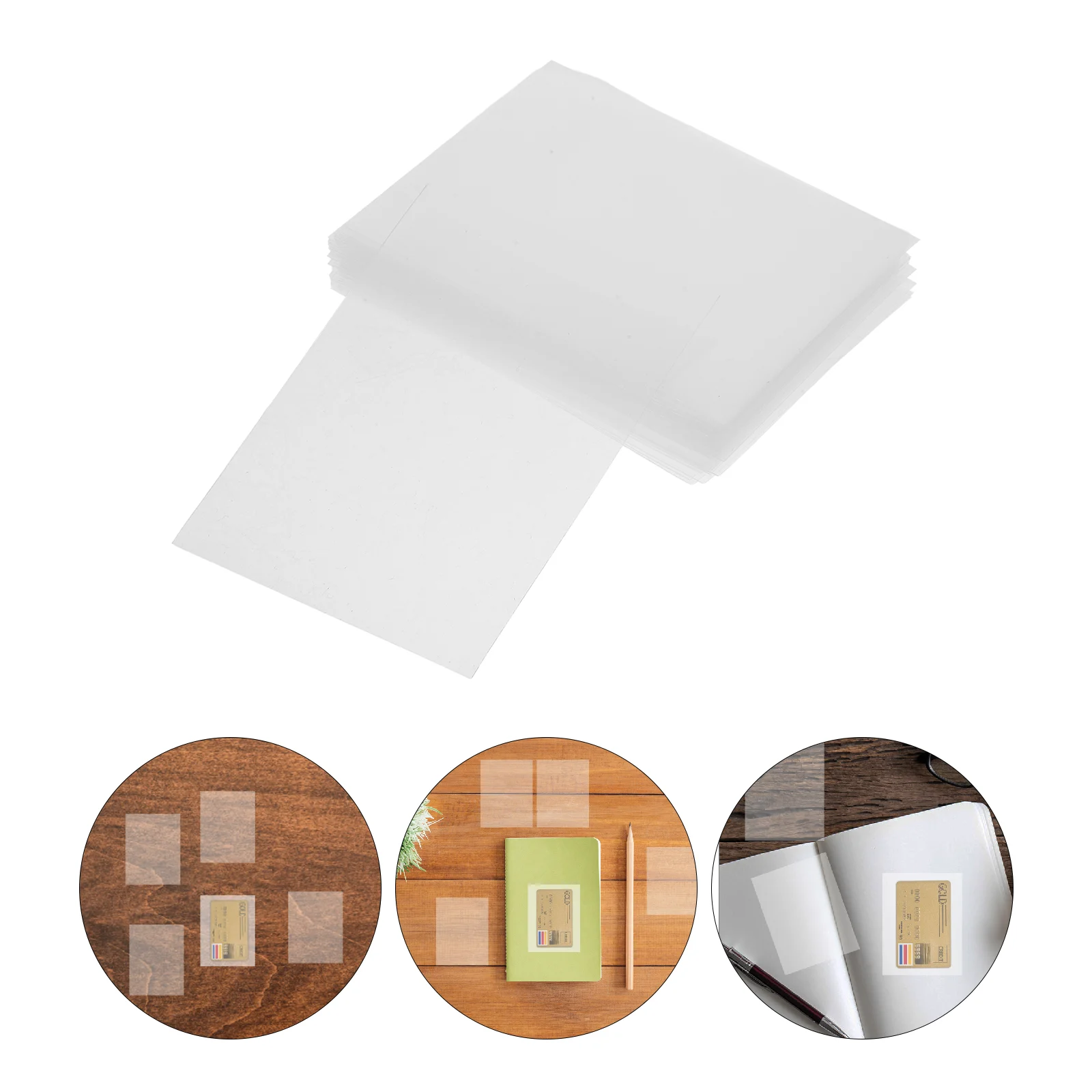 

50 Pcs Card Protector Sleeves Game Cards Covers Trading Anti-scratch Showg Display Protective Plastic Standard Buissnes