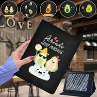 tablet case for amazon kindle paperwhite 5paperwhite 4paperwhite 1 2 3kindle 10thkindle 8th avocado print leather stand case
