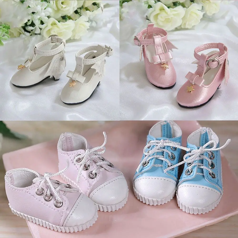 

PU Leather 4.2*2.0CM Doll Wearing Multi-styles Doll Princess Shoes Casual Wear Shoes Doll Fabric Shoes 1/6 Doll Boots