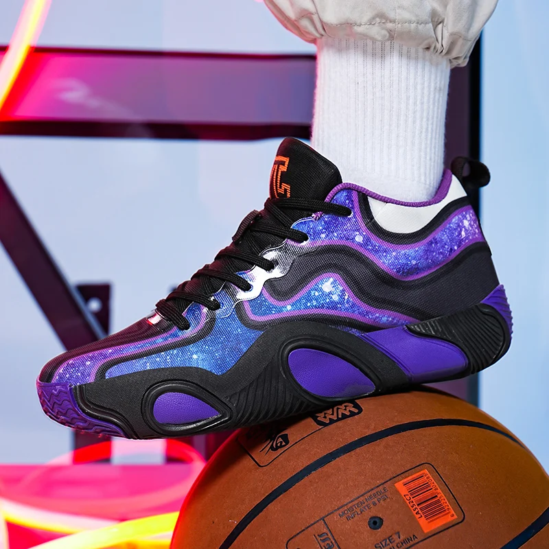 Мужские баскетбольные кроссовки унисекс дышащая уличная спортивная обувь для