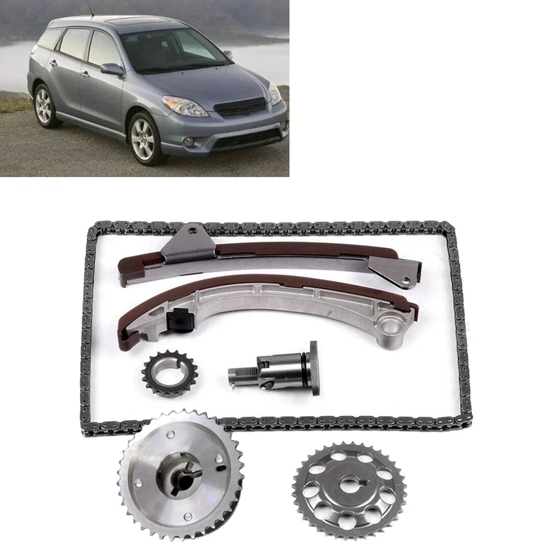 Комплект цепи ГРМ двигателя для Toyota Corolla Matrix Chevrolet Prizm 2000-2008 3ZZ-FE 1ZZ-FE направляющая