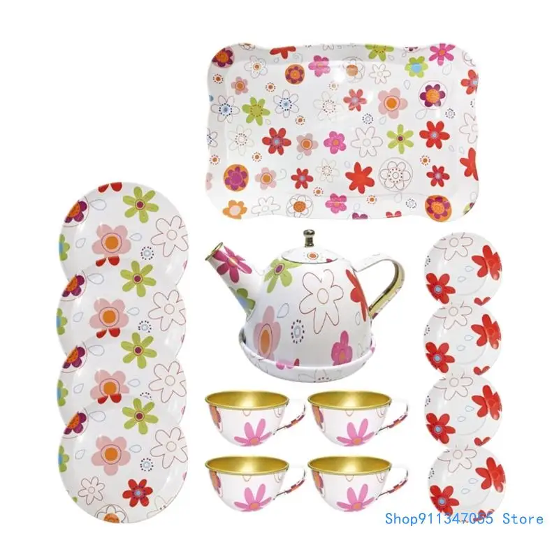 Чайный сервиз для маленьких девочек игрушка чаепития послеобеденный чай
