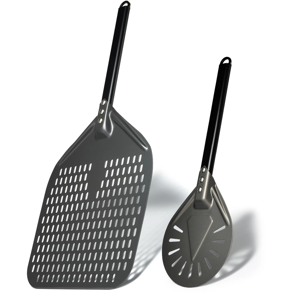 SHANGPEIXUAN Пиццы для пиццы с набором переворачивателей Лопатка ручкой из