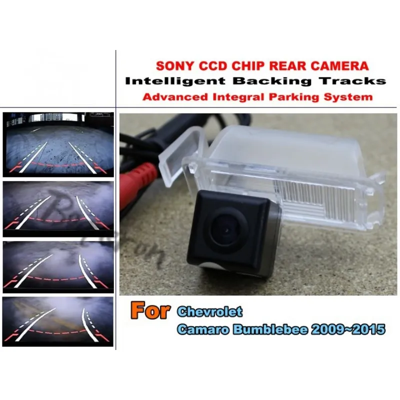 

For Chevrolet Camaro Bumblebee 2009~2015 Intelligent Car Parking Camera / with Tracks Module Rear Camera CCD Night Vision Smart