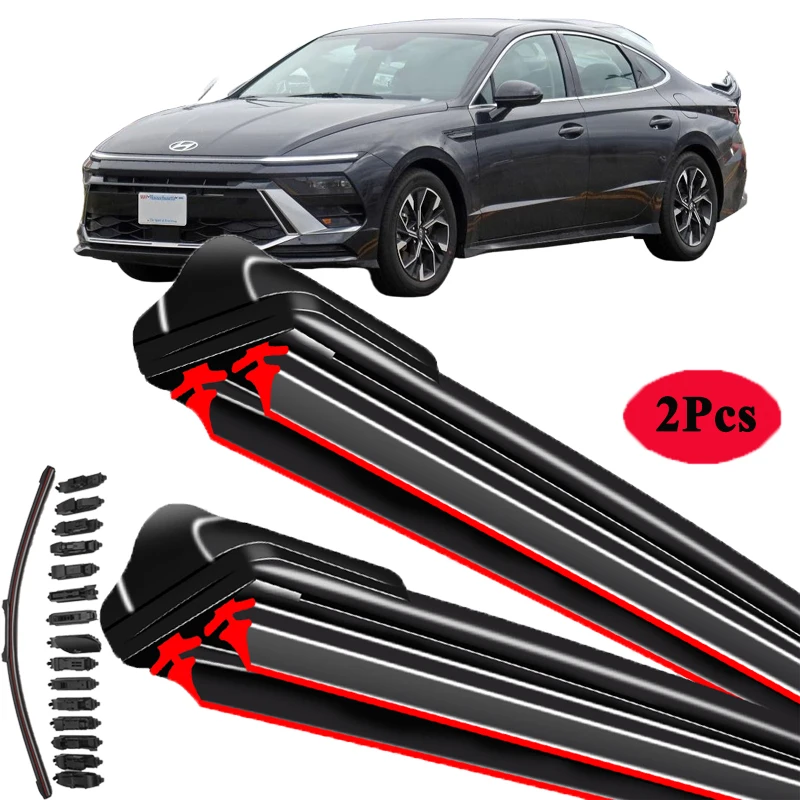 

Для Hyundai Sonata YF LF DN8 седан седан 2009 2010 2012 2014 2015 2016 2018 2019 2022 двойные резиновые щетки стеклоочистителя автомобиля