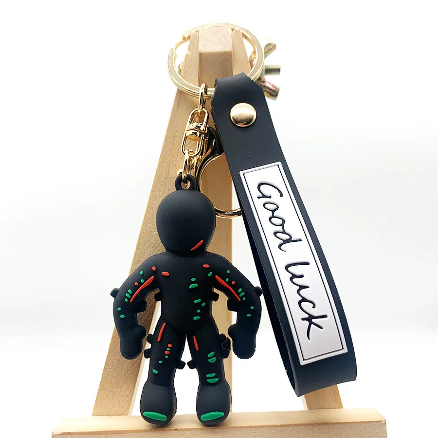 

Horror Game Cartoon Creative Personality Couple Keychain Bag Car Pendant