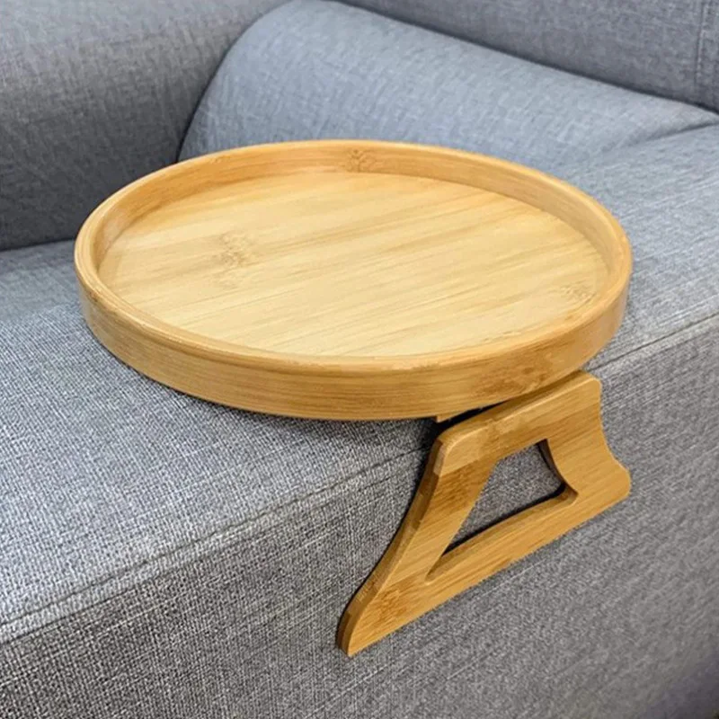 

Bamboo Storage Trays Sofa Disc Round Storage Bamboo Disc Sofa with Leg Tray Foldable Bed Tray Round Tray