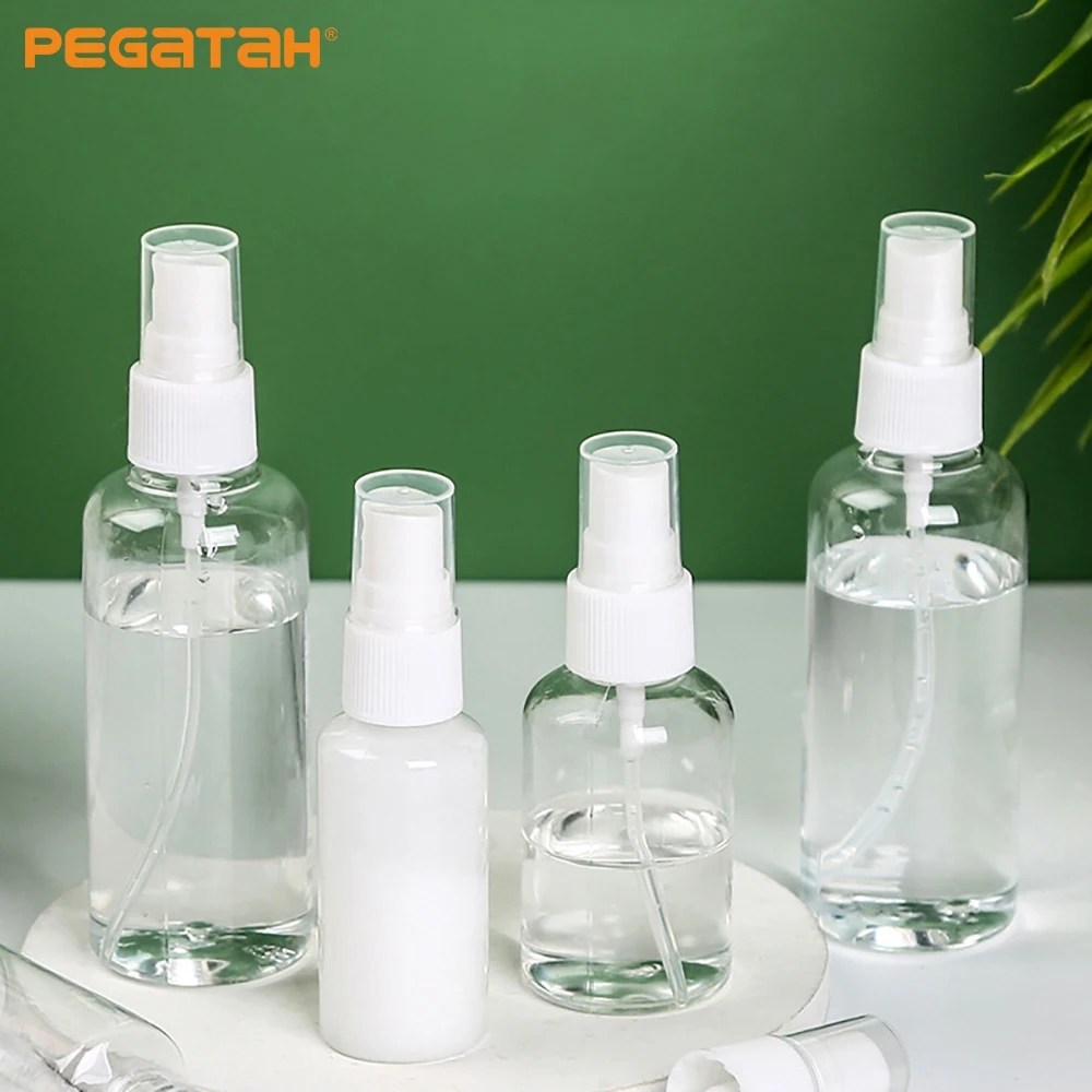 

30ml/50ml/100ml Transparent Empty Spray Bottles Refillable Container Empty Cosmetic Containers 1PC Wholesale