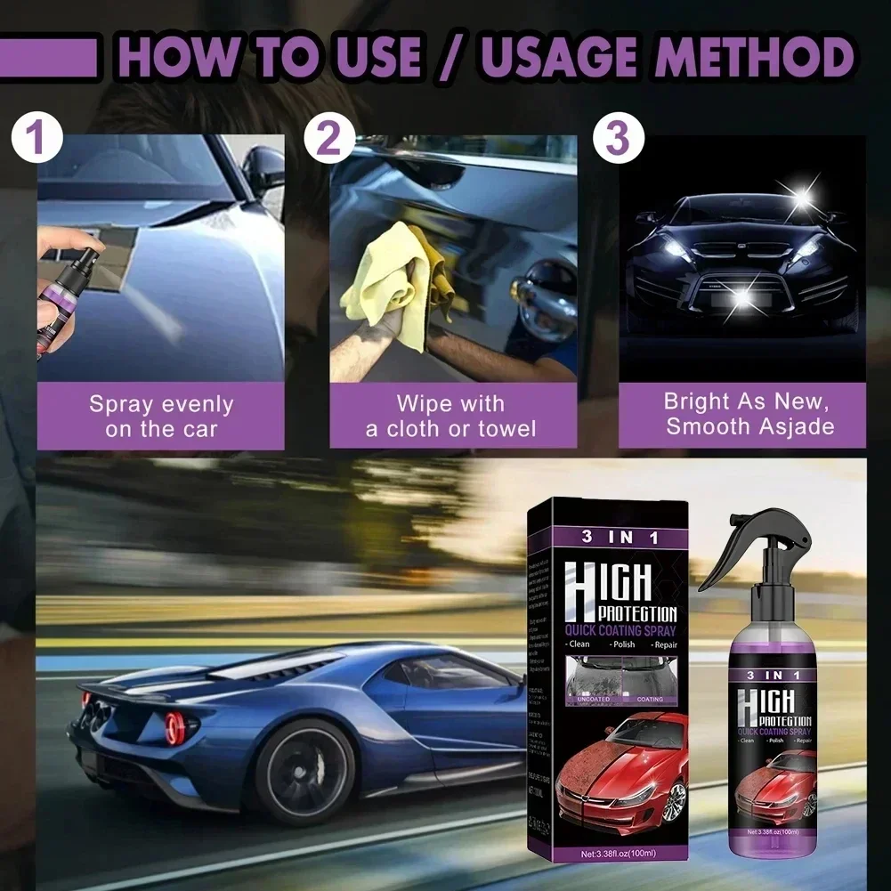 3 в 1 керамическое покрытие для автомобиля