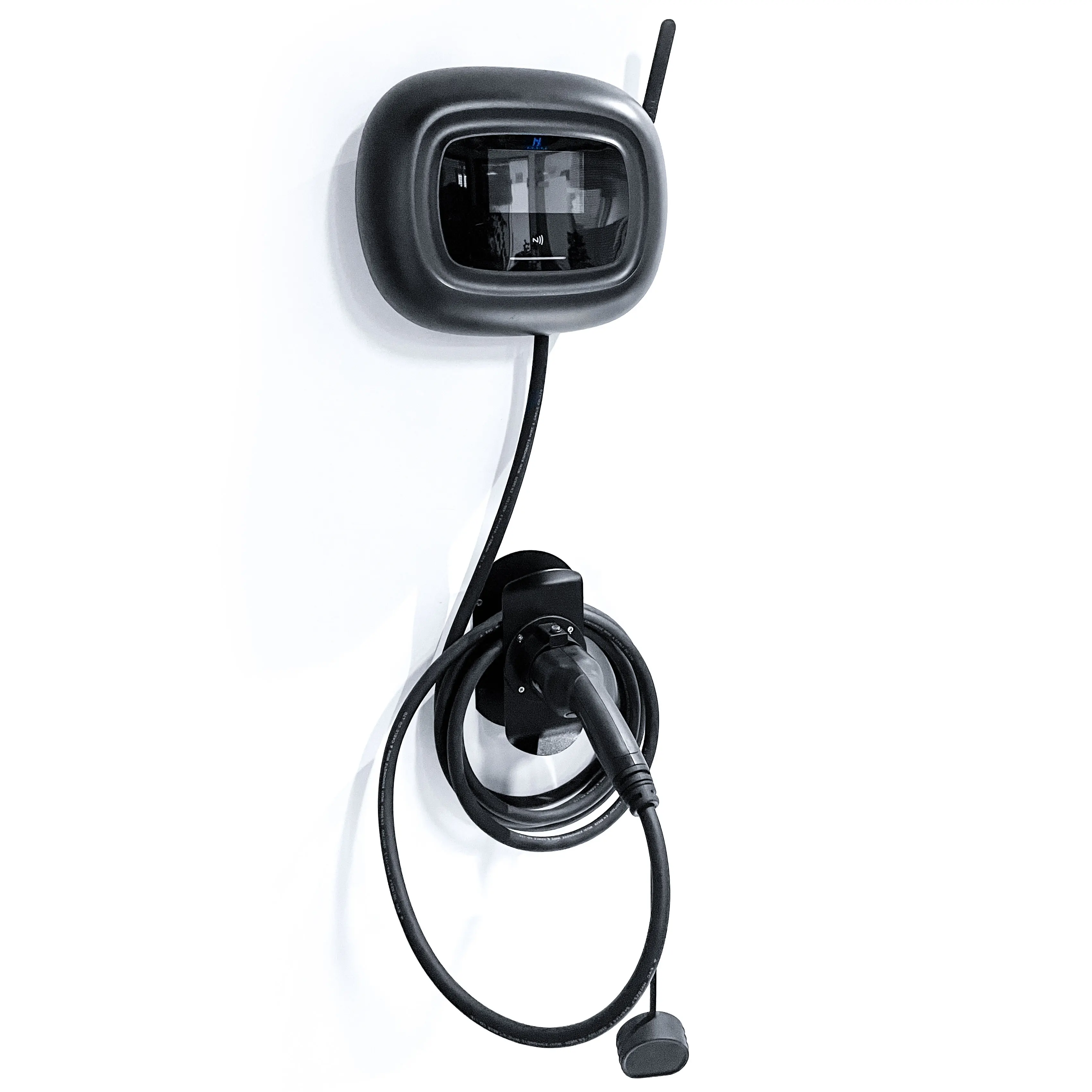 

16A KHONS Home EVSE Wallbox 3.7kw EV Charger Black Charging Color Weight Material Station Origin Certificate