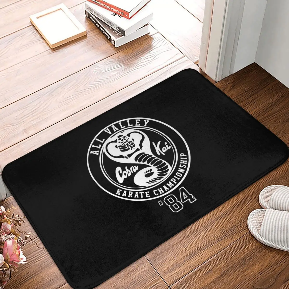 

Ковер Cobra Kai коврик у двери ванной, ковер для украшения входа в гостиную, домашнюю кухню, ванную комнату, впитывающий танцевальный коврик для ...