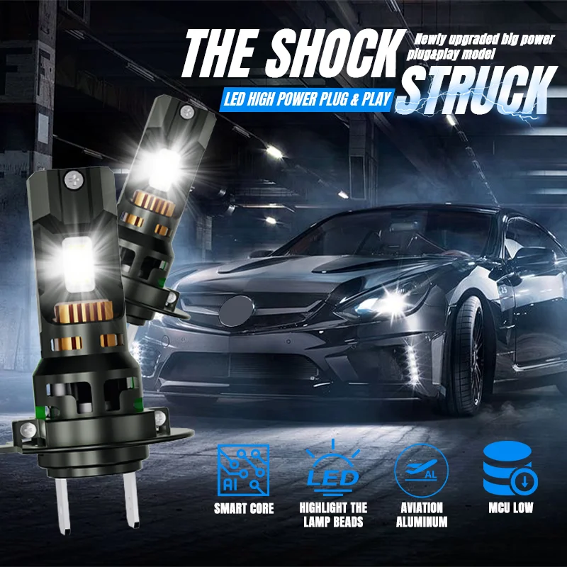 2x H4 H7 H11 H8 H16 9005 H10 9006 HB3 HB4 120 Вт Светодиодная лампа для фар Автомобильные фары