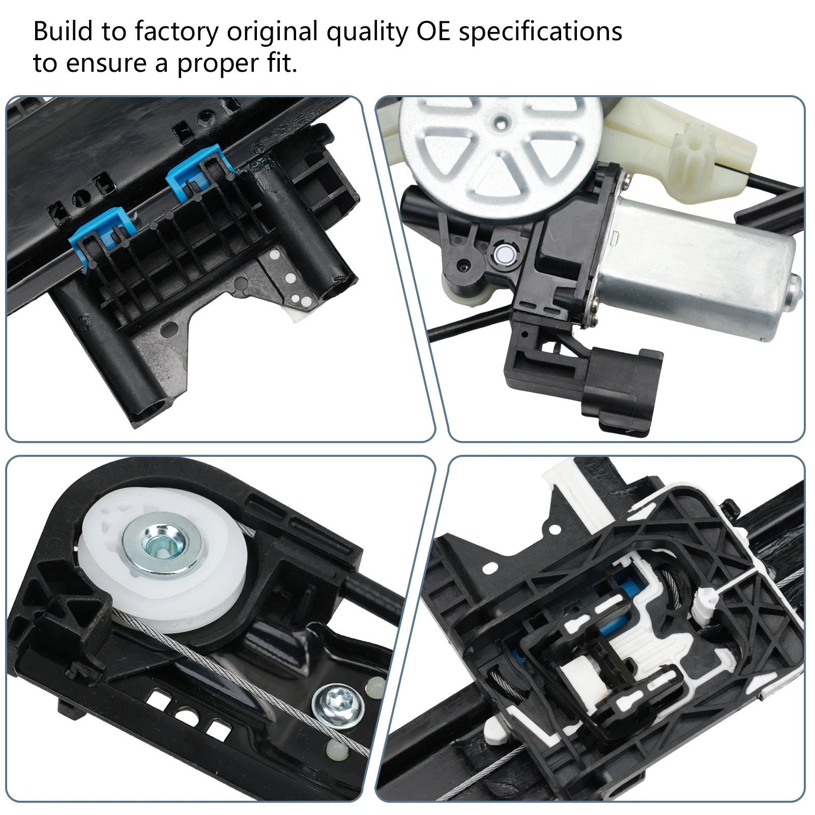Электрический стеклоподъемник с мотором задний правый для La-nd R0ver Discovery V L462 All enine
