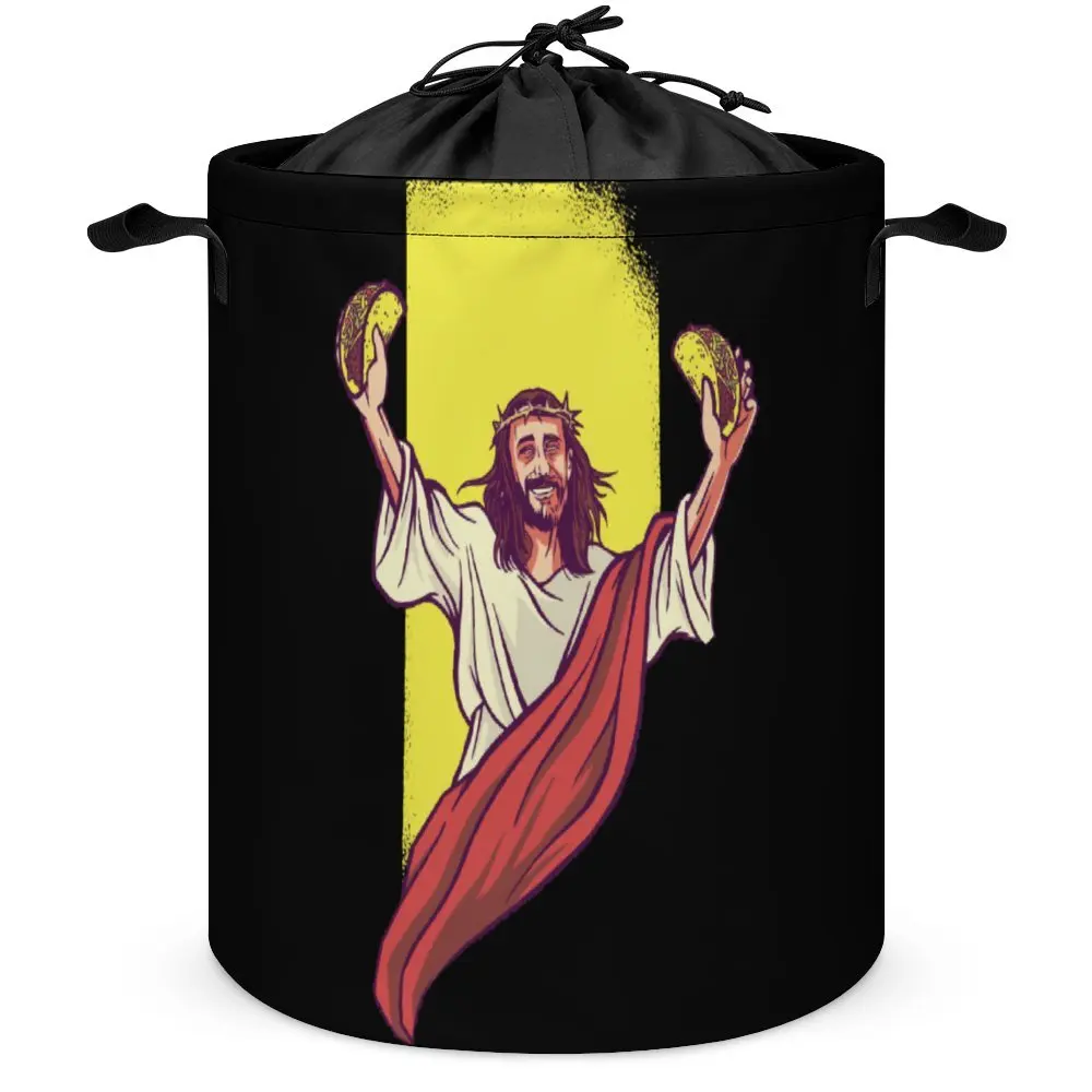 Корзина для белья унисекс Taco с изображением Иисуса