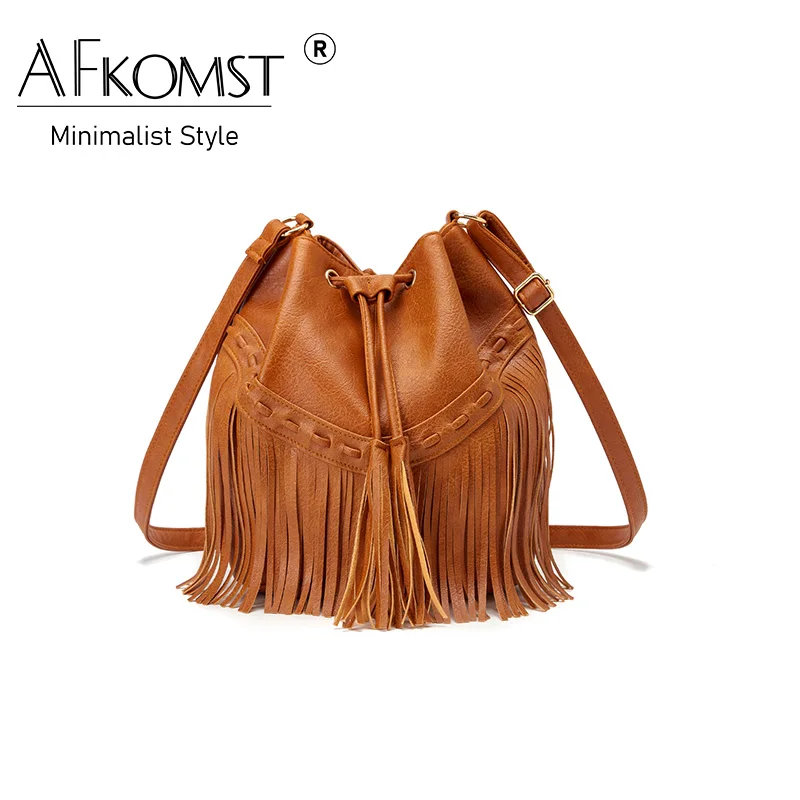 

2023 genuine cross-body bag autumn and winter new Women bag fashion trend luxury wear-resistant large-capacity tassels