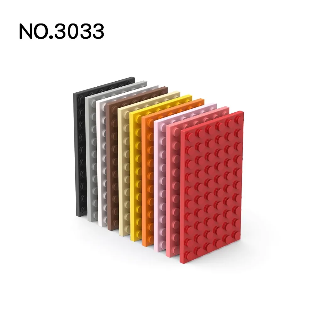 Фото 20 шт., Детский конструктор MOC, 3033 пластина, 6x10 №3