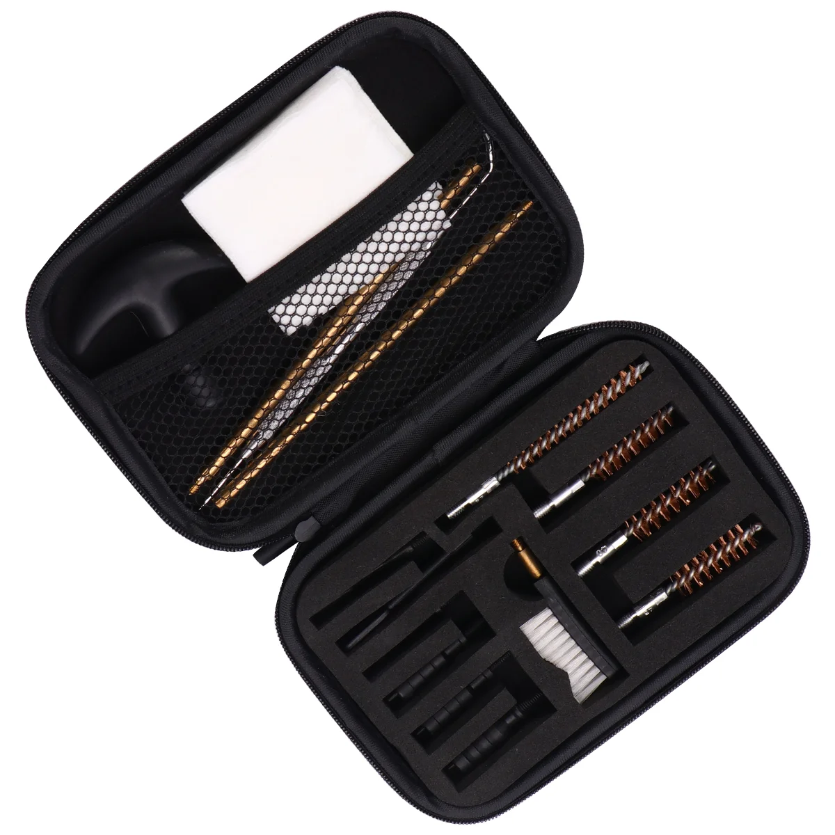 

16pcs Cleaning Kit with Storage Case Portable Metal Brushes Set