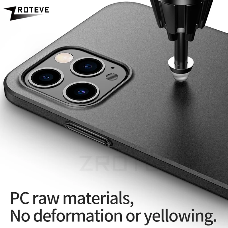 For iPhone14 Case ZROTEVE Luxury Slim Frosted Hard PC Cover For iPhone 14 13 12 11 Pro Max Mini X XS XR 7 8 Plus SE 2 2022 Cases