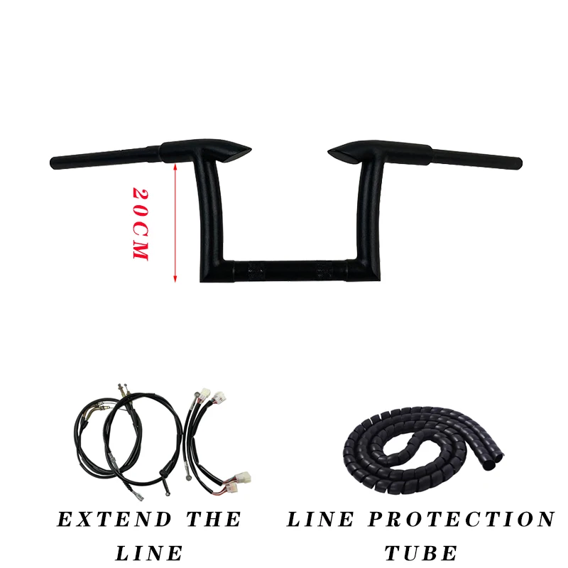 

Мотоциклетная ручка толщиной 22 мм, модель руля Tau Kok, 82 см, длина, совместимая с CFLMOTO CLC450 manubrios для мотоциклов