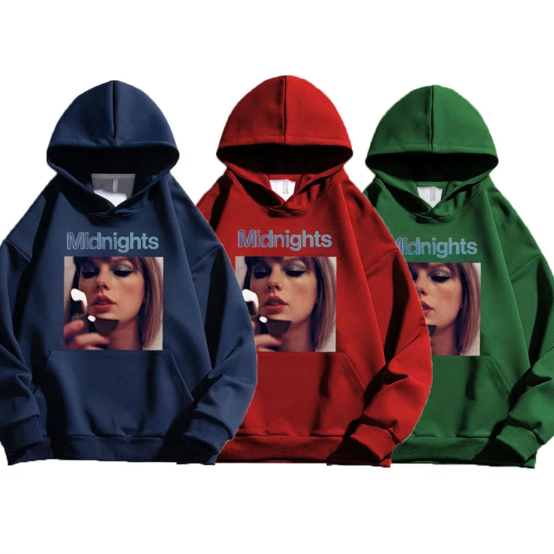 

Taylor New album【Midnights】Swift Same Style Print Hoodie For Men New hot sale Vintage hip hop sweats Unisex Hoodies Sweatshirt