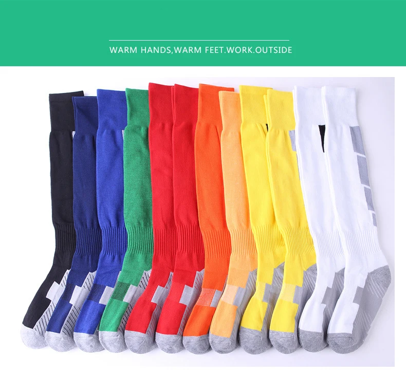 Voetbal Towel Bottom Knee High FootballAdult Socks Men Women Shock Absorption Non Slip Socks Breathable Sports Socks Running