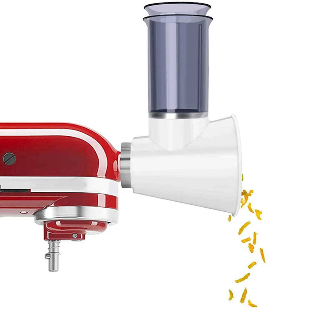 

Slicer/Shredder Attachment for KitchenAid Stand Mixers, Cheese Grater Attachment Vegetable Slicer Assecories