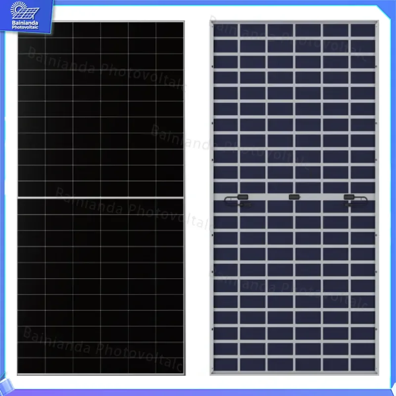 Солнечная панель LONGi LR8-66HVD-670M 670W Mono PERC Hi-MO X10, двусторонняя, с двойным стеклом, для жилых и коммерческих крыш (art.: 3920db272925c) - 3920db272925c