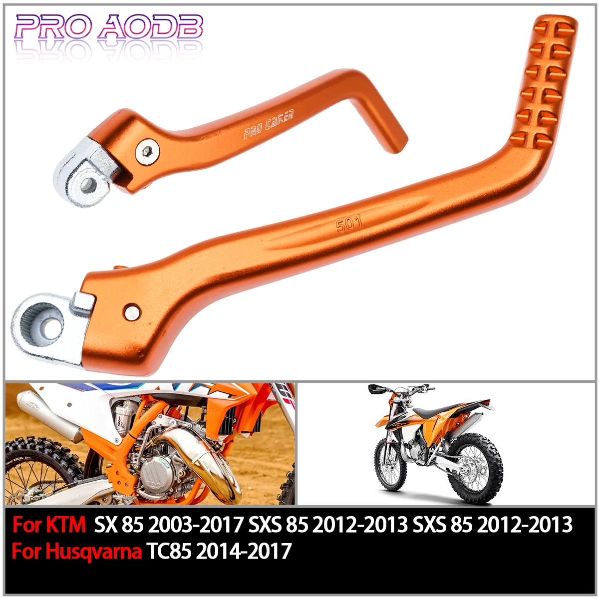 Кованая педаль стартера с ЧПУ для KTM SX85 2003-2017 SXS85 2012-2013 SX105 2004-2011 Husqvarna TC85 14-2017