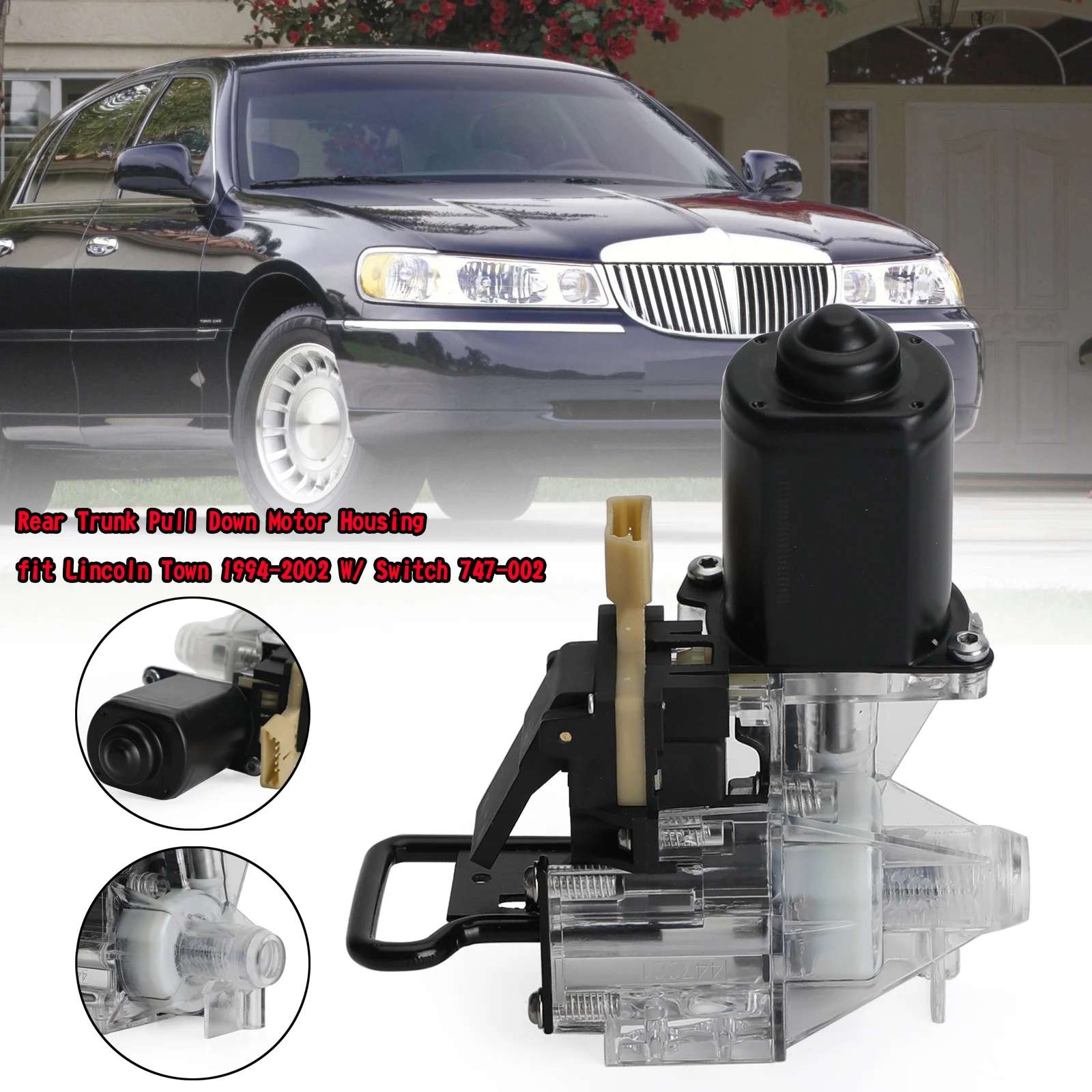 

Topteng задний багажник выдвижной корпус двигателя подходит для Lincoln Town 1994-2002 Вт/переключатель 747-002 автомобильные аксессуары