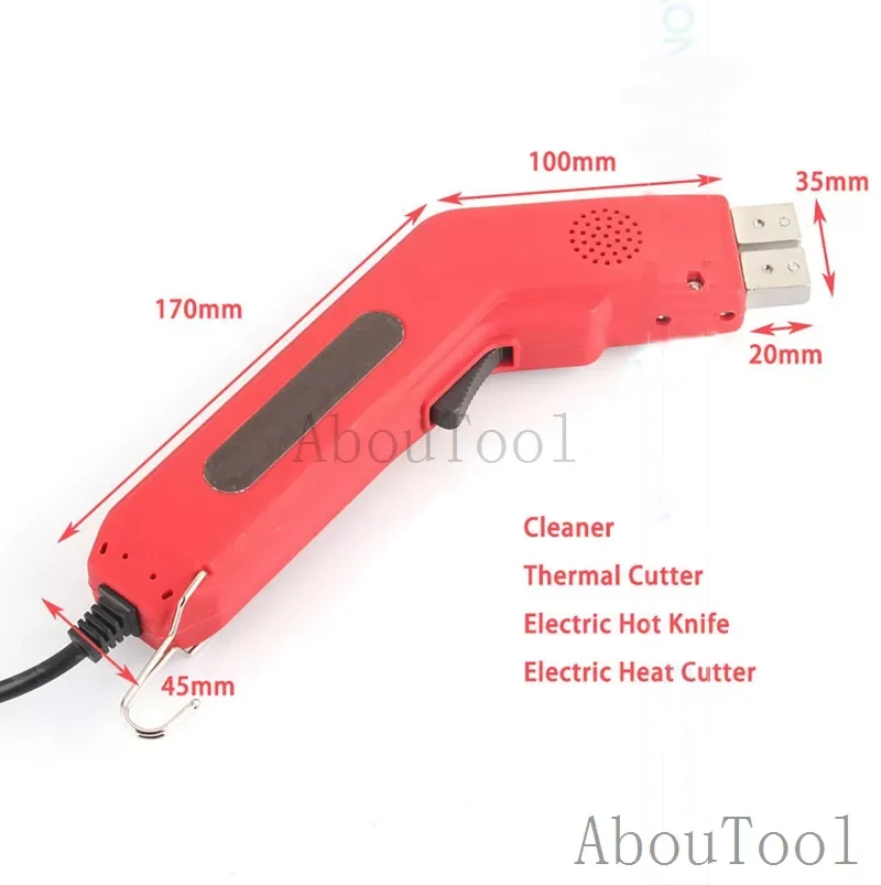 Thermal Cutter Hand Held Electric Hot Knife Heat Cutter Foam Thermal Cutting Tools Non-Woven Fabric Rope Curtain Heating Knife enlarge