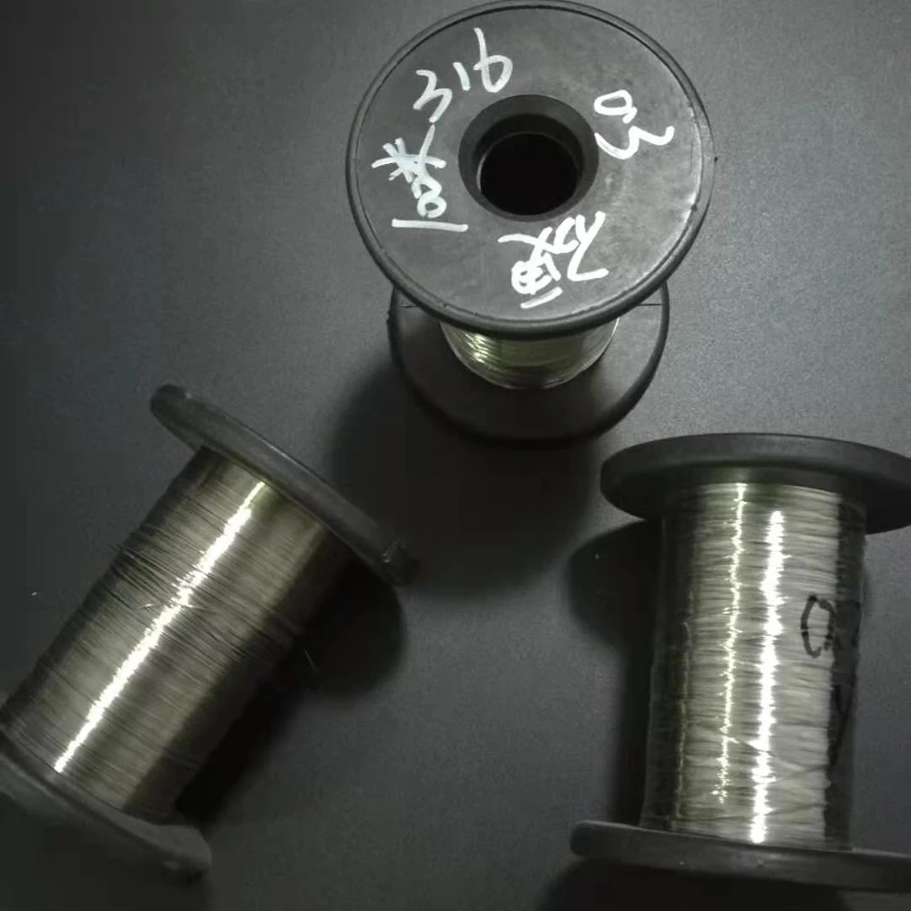 Проволока из нержавеющей стали SS316, 0,1-0,8 мм, 100 метров