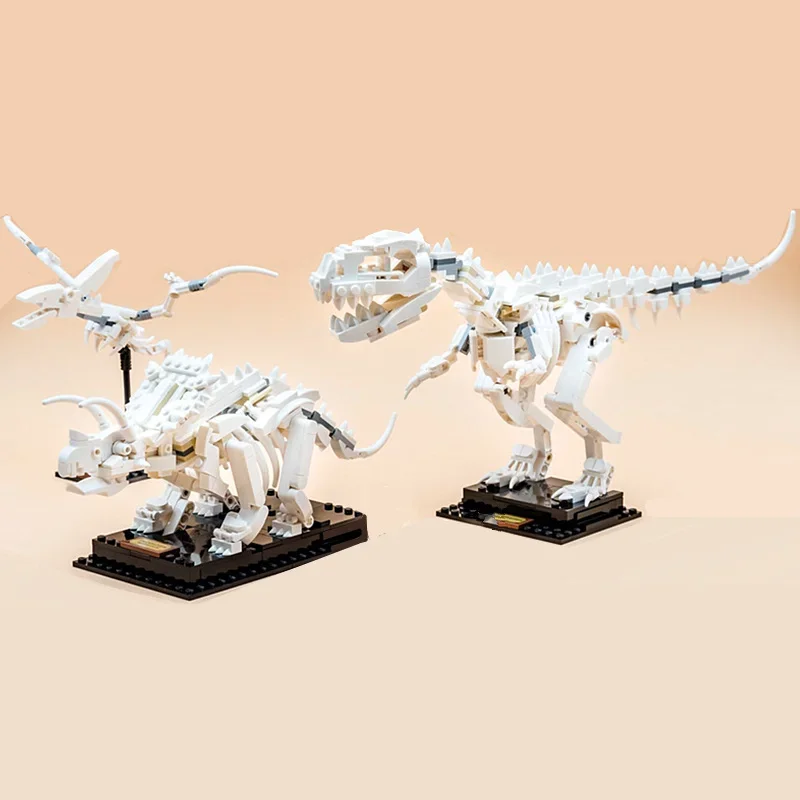 900 шт. Miniso динозавры Юрского периода окаменелости игрушки для мальчиков Dragon Worlds