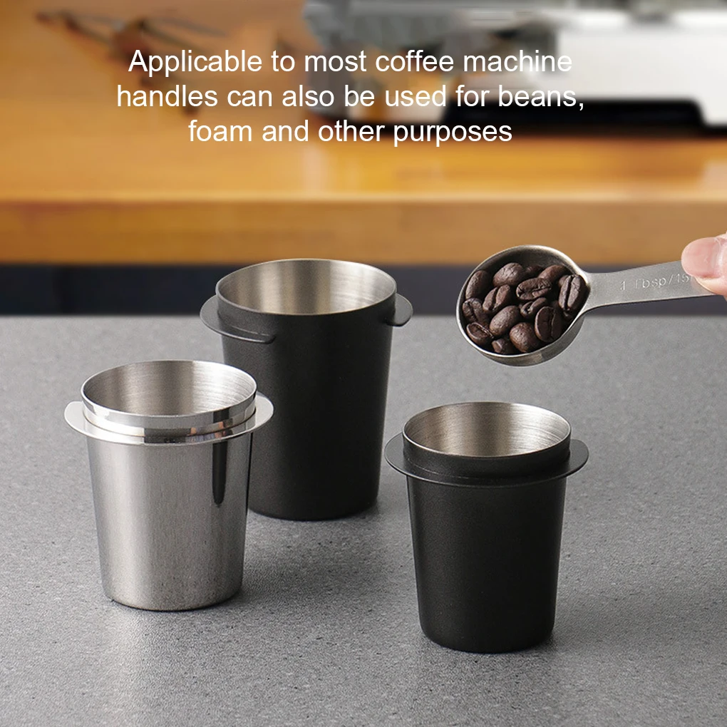 

51/53/58mm Dosing Cup Powder Part Espresso Breville Grinder Brushed