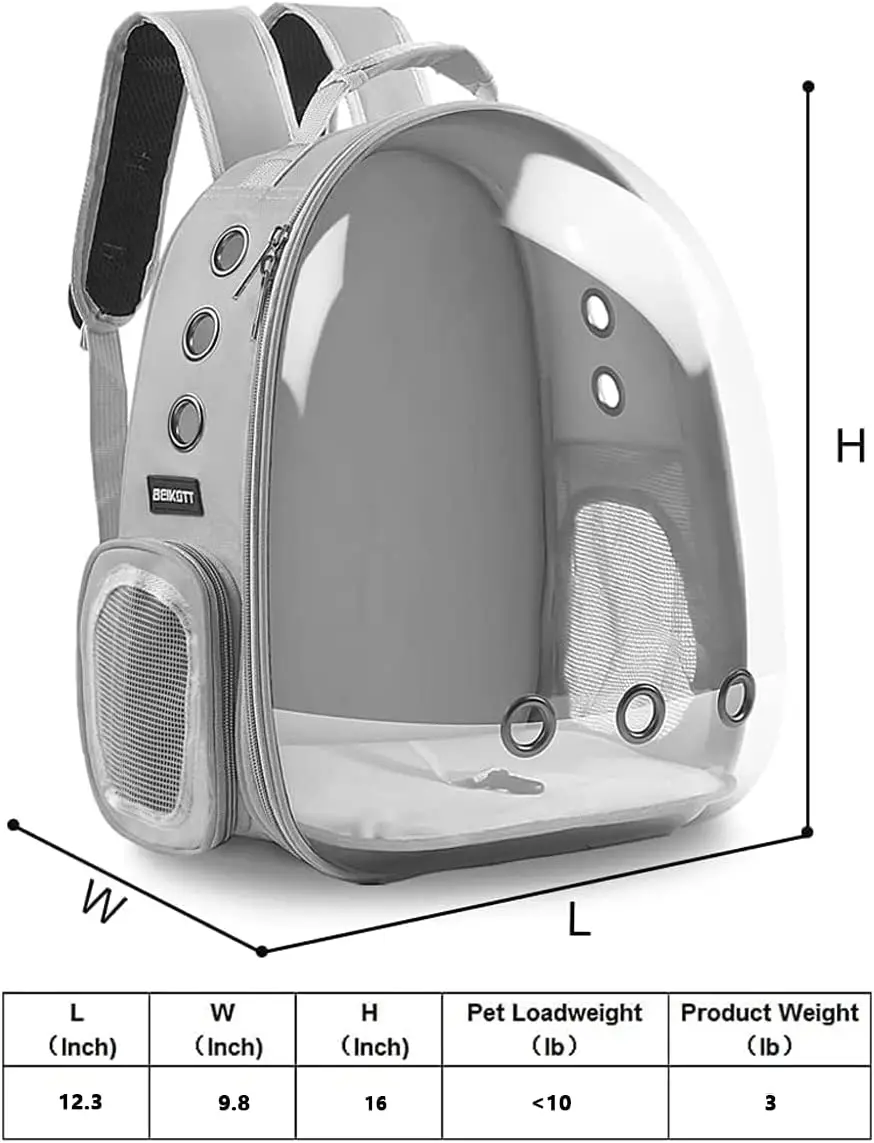 Сумки-переноски для кошек рюкзаки домашних животных переносные и прозрачные