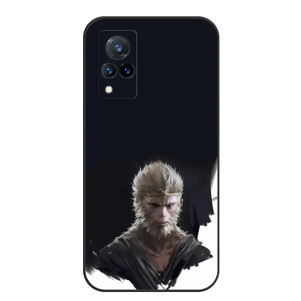 Фотообои для Vivo Y02A Y02T Y02 Y35 Y36 4G Русская версия Y11 2023 задняя крышка Черный миф Wukong