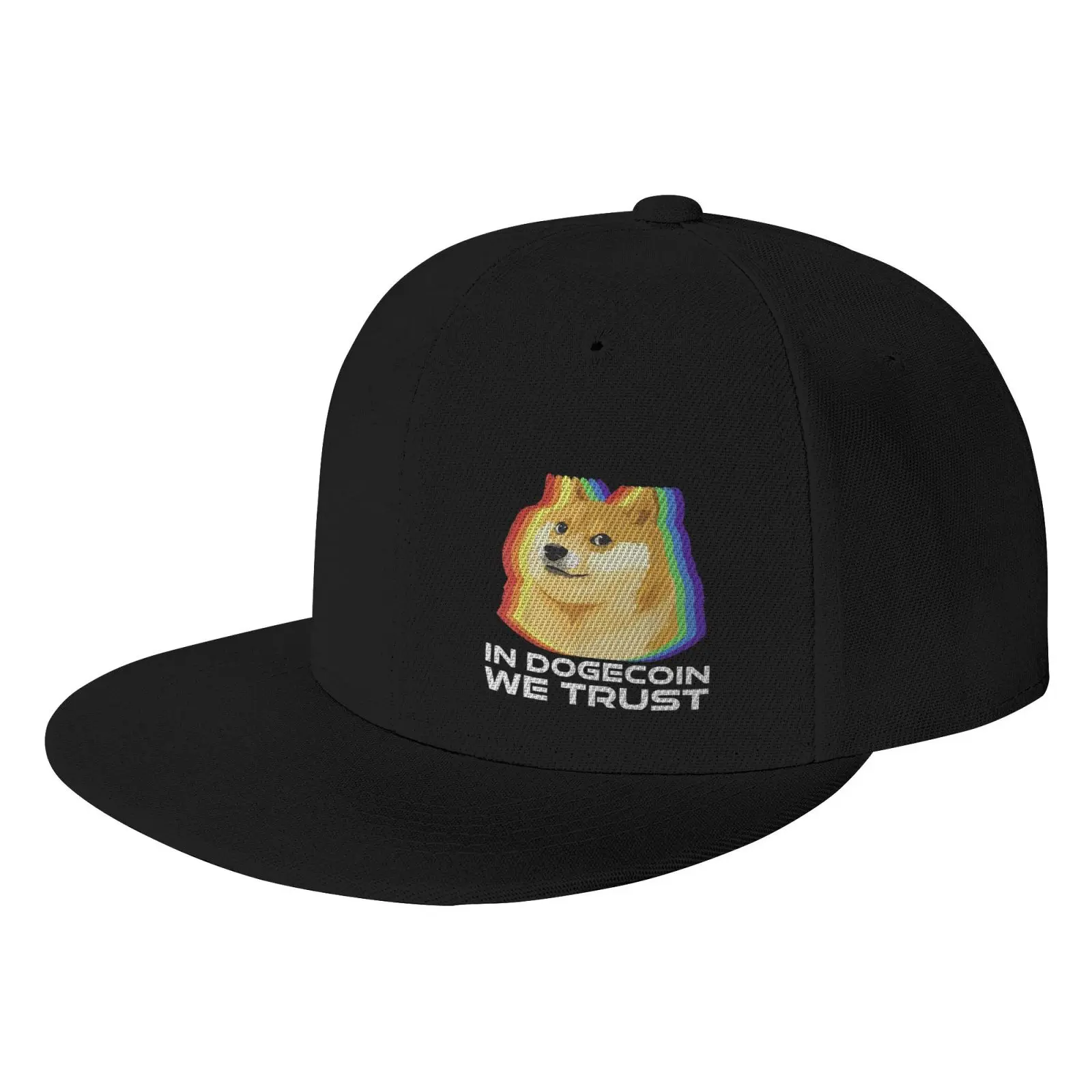 

In Dogecoin We Trust Cryptocurrency Cap Streetwear Women Hat Men's Caps Satin Cap Men's Hat Beret Women Caps For Men Balaclava