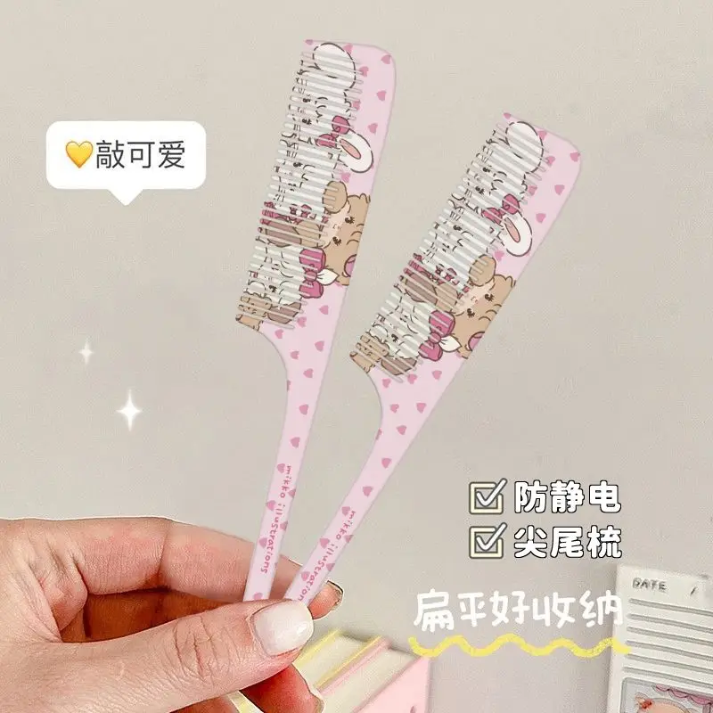 Милая расческа Mikko Компактная и антистатическая домашняя плотная зубчатая