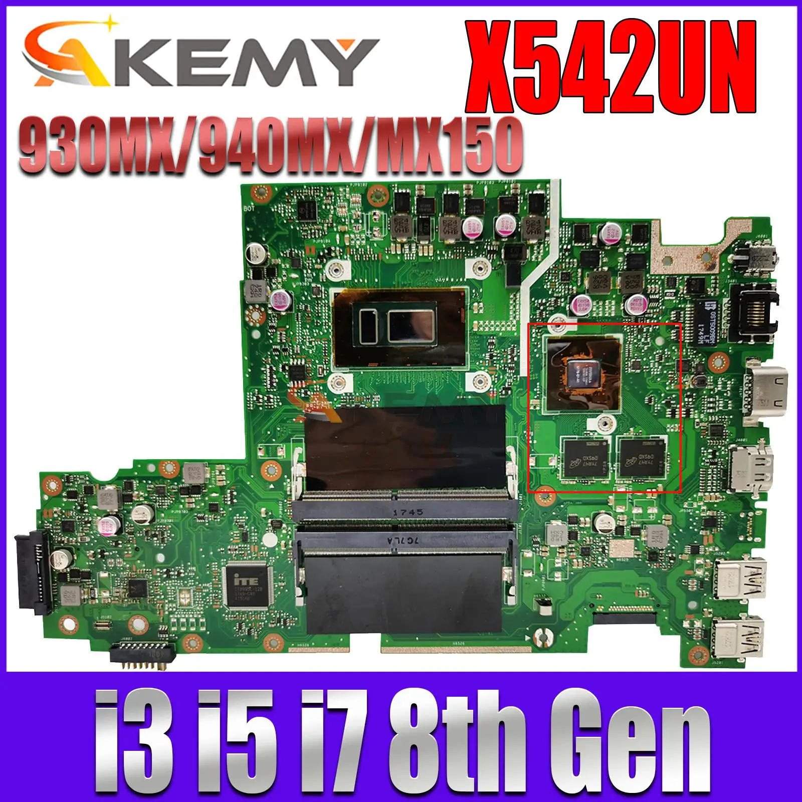 X542UN материнская плата для ноутбука