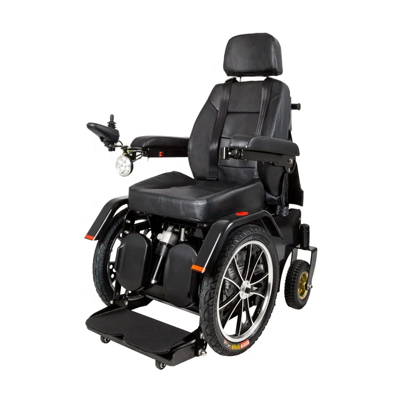 

High power motor stair climbing standing and lying wheelchair for elderly