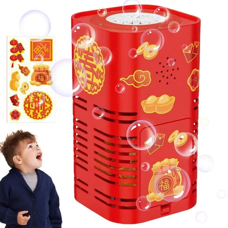 

Firework Bubble Blower Automatic Bubble Maker Toys With Music And Colorful Light For Outdoor Activities Festival Bubble Blower