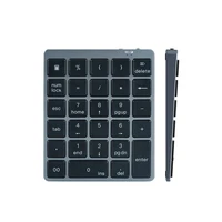 wireless digital keyboard bluetooth compatible aluminium alloy with two usb 2 0 ports for iosandroidwindows laptop computer